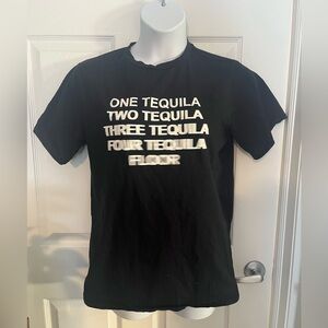 Fashion Nova Tequila Black Tee Size Large